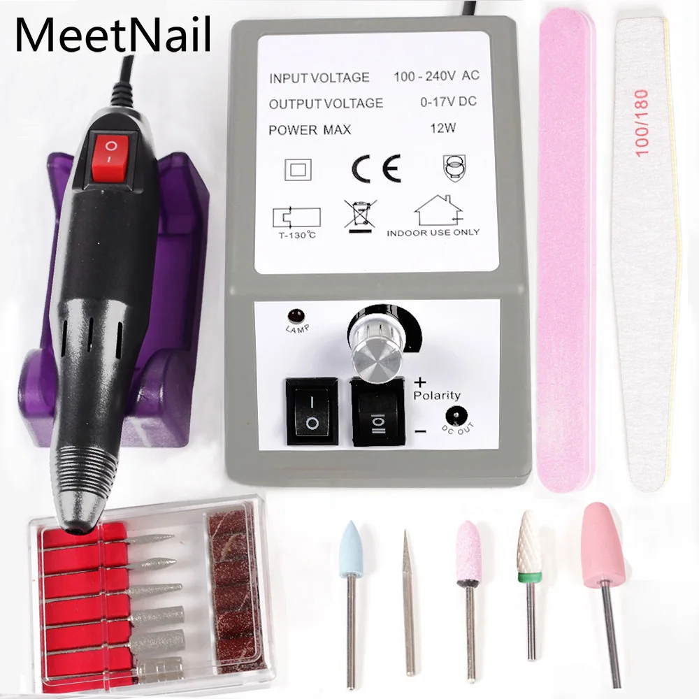 

20000RPM Electric Nail Drill Machine Electric Manicure Machine Drills Accessory Pedicure kit Nail Drill File Bit Nail tools