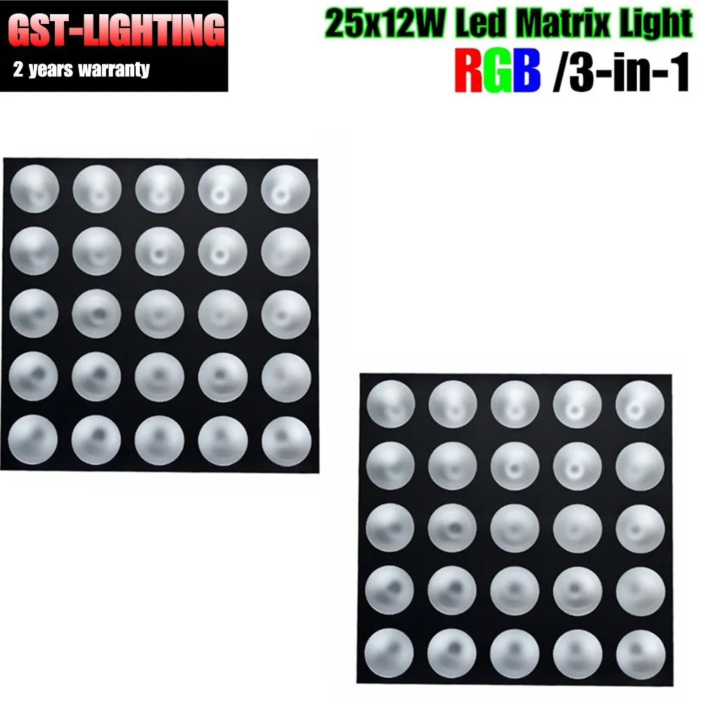 2 шт./лот матрица 25x10 Вт RGB 3 в 1 луч сценическое освещение фон 5x5 светодиодов 5 шт. x |