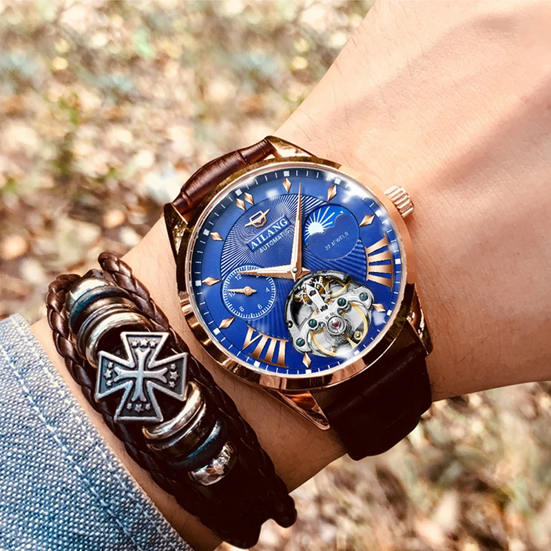 AILANG جودة توربيون ساعة رجالي الرجال التلقائي السويسري الديزل الساعات رجل مضيئة للماء الغوص الميكانيكية Steampunk من ساعة AILANG جودة توربيون ساعة رجالي الرجال التلقائي السويسري الديزل الساعات رجل مضيئة للماء الغوص الميكانيكية Steampunk من ساعة