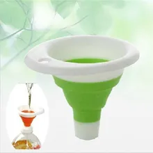 Кухонный инструмент из силикона складной стиль мини складная переносная Воронка Новинка дома практичная и безопасная