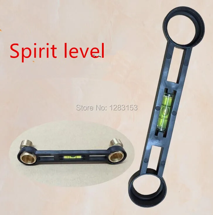 

free shipping Mix water valve foot level shower faucet installation accessories Bath tap turn ranging installation tools