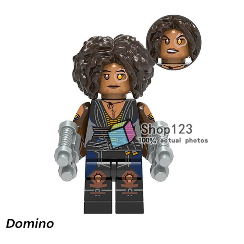 

XH660 Marvel Super Heroes Domino Deadpool 2 Cable Venom Zombie Spiderman Bricks Building Blocks Toys for Children