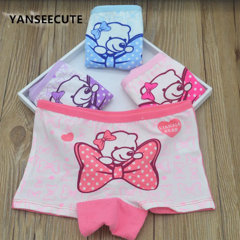 

girl underwear girl panties calcinha children's pants child's underpants calcinha infantil boxers shorts for girls A7012-2P