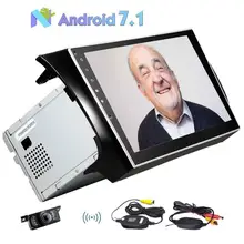 Wireless Camera+2 Din 10.1″ Android 7.1 Car Stereo Radio GPS Bluetooth 1080P Mirroring OBD2 Special for Nissan Sylphy 2016 2017