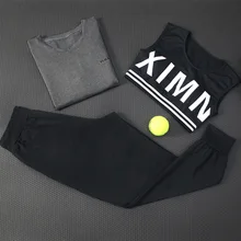 Для женщин's Йога Костюм спортивный бюстгальтер рубашка с длинными рукавами брюки комплект из 3 предметов Фитнес Костюмы тренажерный зал дышащий спортивной одежды для Для женщин