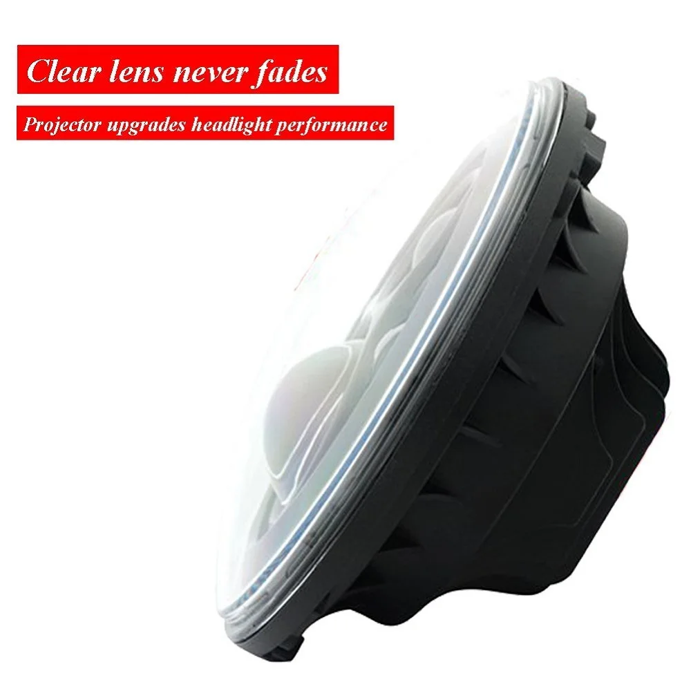 New 7 Inch Motorcycle Projector Daymaker HiLo LED Light Bulb Headlight For Harley Davison (3)