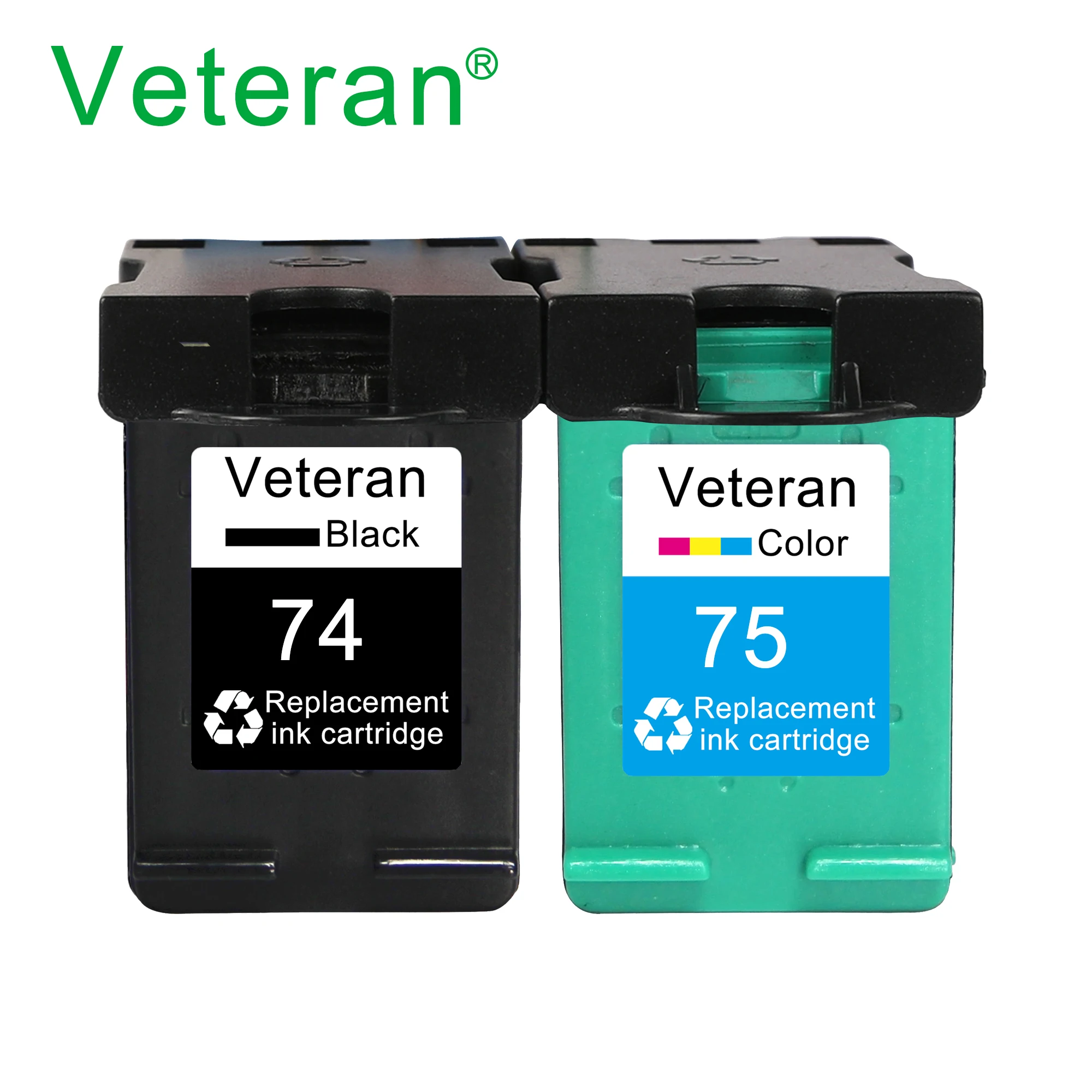 Veteran cartuchos de tinta para impresora hp 74XL 75XL, repuesto para hp 74  75, hp Deskjet D4260, D4280, Officejet J5788, J6480, Photosmart c4550,  c5550|Cartuchos de tinta| - AliExpress