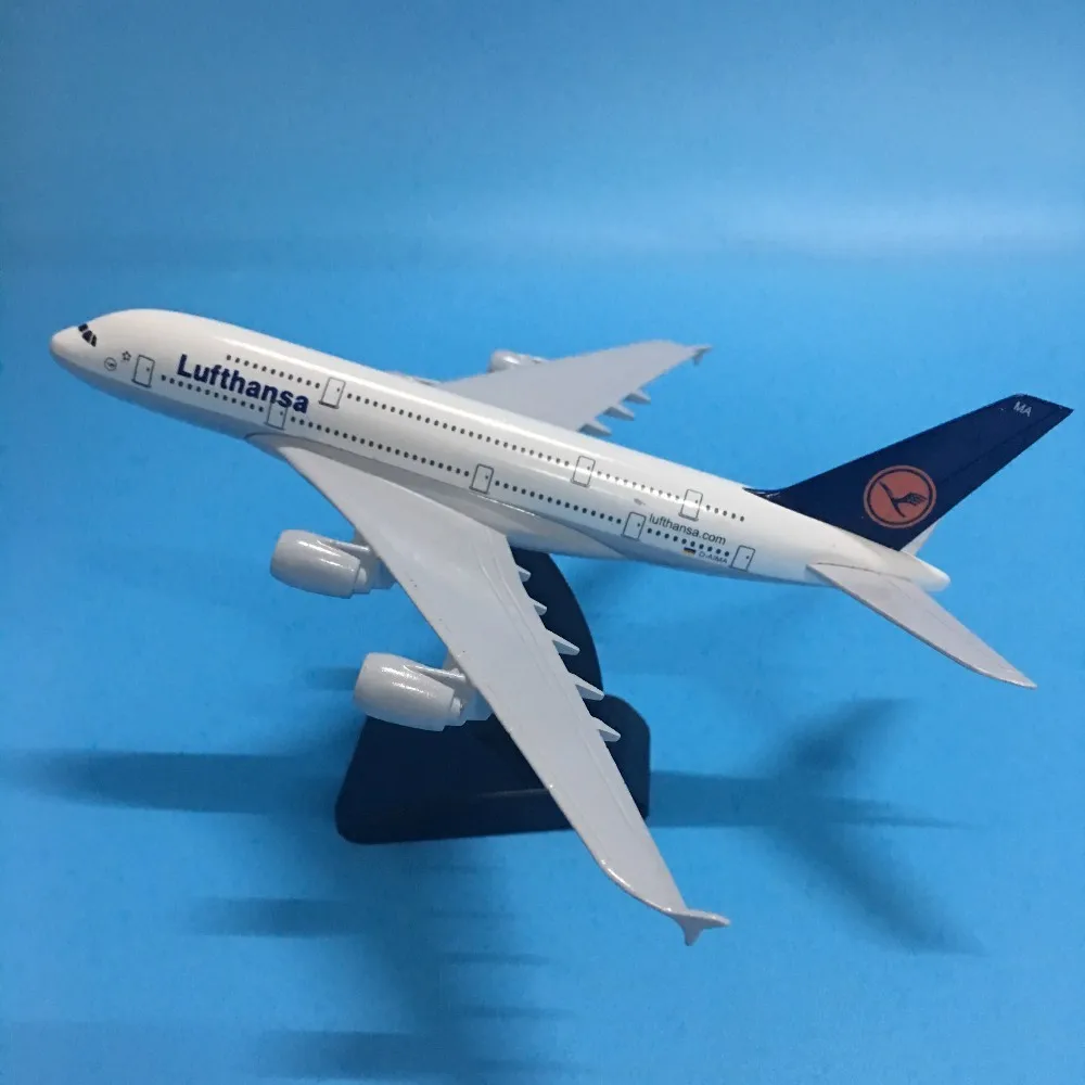 

JASON TUTU 20cm Airplane Model Plane Model Lufthansa Airbus A380 Aircraft Model 1:200 Diecast Metal Airplanes Plane Toy Gift