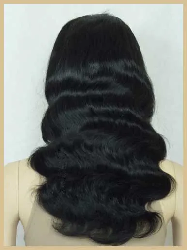 

Black 14" Brazilian Virgin Hair Body Wave in Stock, Glueless Full Lace Human Hair Wigs,130% Lace Front Human Hair Wigs For Women