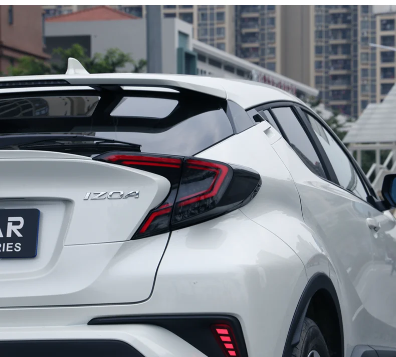 Flash Deal D-YL Car styling for Toyota CHR Taillights 2017-2018 C-HR CH-R Toyota Tail Led Tail Lights Fog Rear  DRL + Brake + Park + Signal 20
