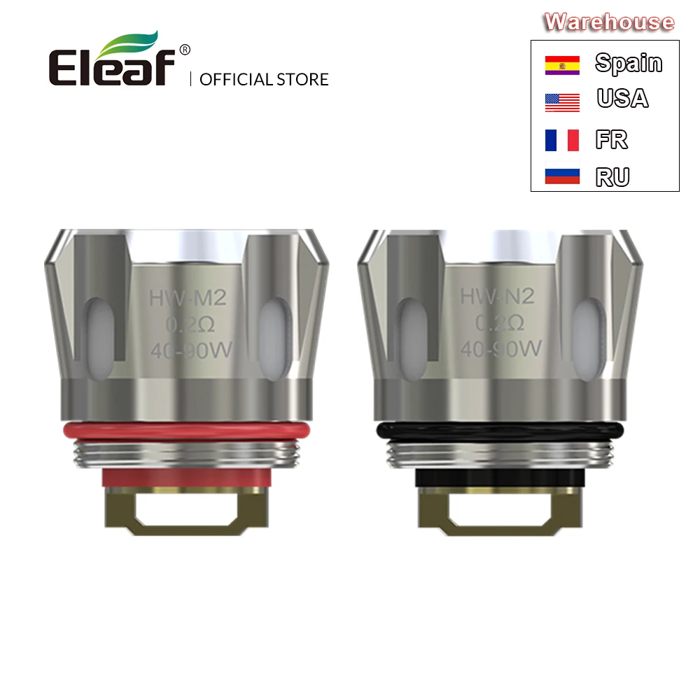 Original Eleaf HW coil head HW-M2/HW-N2 0.2ohm Head 40w-90w for iJust 21700 kit Electronic Cigarette