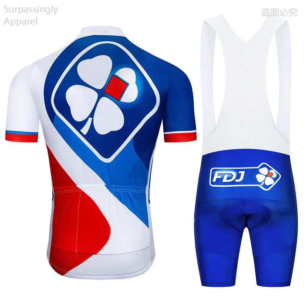UCI سباق فريق 2019 الأزرق FDJ الدراجات جيرسي سراويل البيك القصيرة مجموعة MTB رجل الصيف روبا Ciclismo ارتداء الموالية هوائية مايوه في Culotte UCI سباق فريق 2019 الأزرق FDJ الدراجات جيرسي سراويل البيك القصيرة مجموعة MTB رجل الصيف روبا Ciclismo ارتداء الموالية هوائية مايوه في Culotte