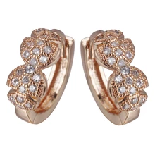 Pendientes redondos de cristal de diseño único Original de Yunkingdom Mini pendientes de aro para las mujeres amigas regalos círculos pequeños aros(China)