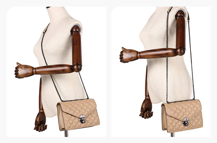 NEVEROUT овчина маленькая Лоскутная сумка через плечо Классическая стеганая модная сумка на плечо женские сумки-мессенджеры Роскошная настоящая кожаная сумка