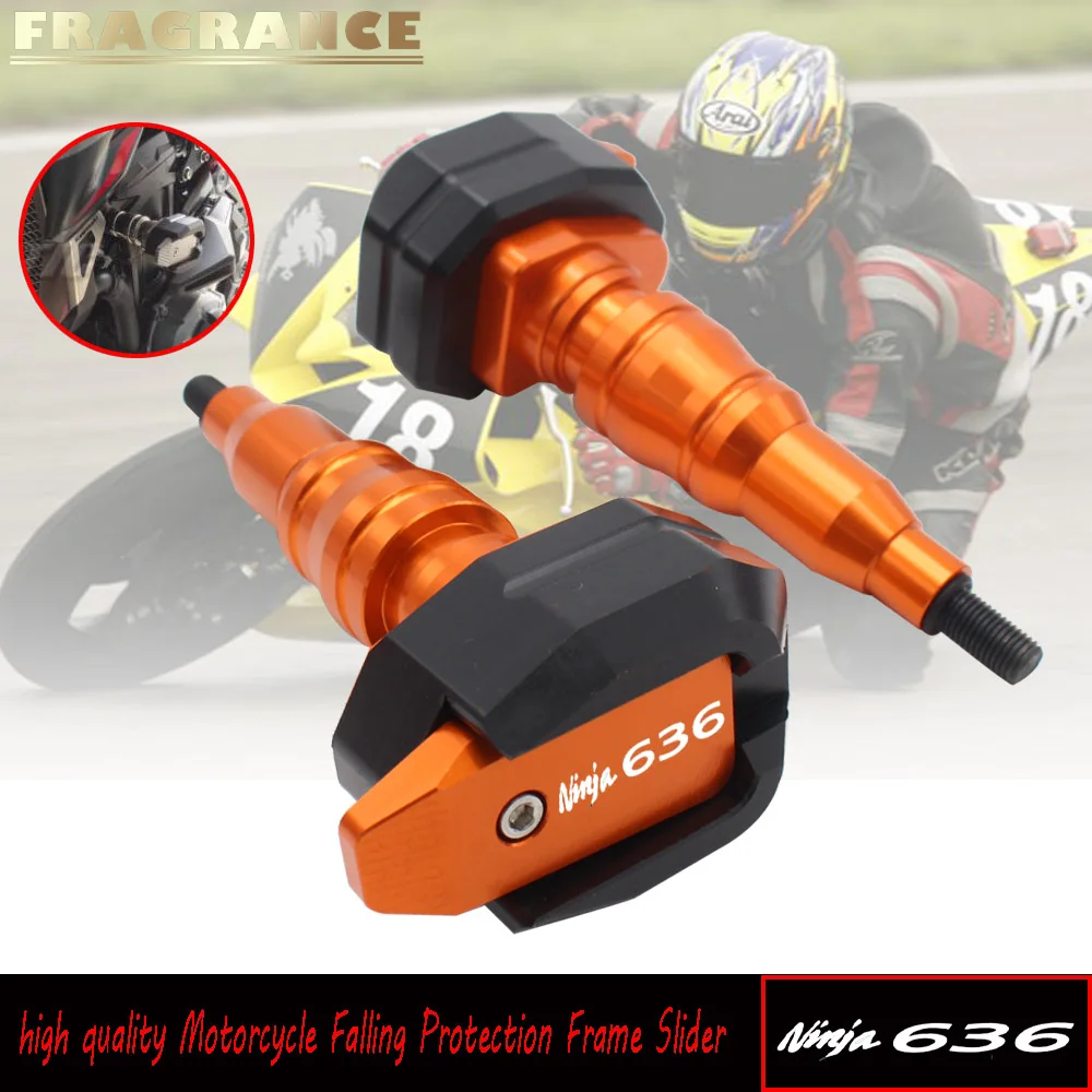 

For Kawasaki Ninja ZX6R z750 z800 636 2007 2008-2016 Falling Protection Frame Slider Fairing Guard Crash Pad Protector