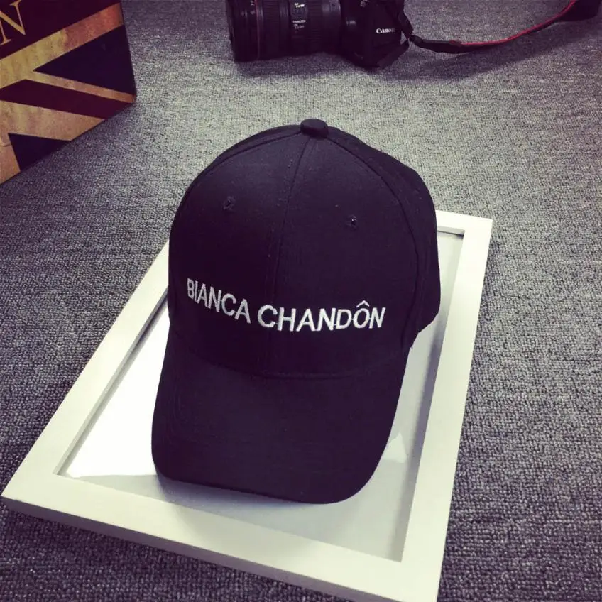 

Baseball Cap 2016 New Fashion Women Men Caps Letter Embroidery "BLANCE CHANDON" Snapback Hats For Men Bone Masculino YD10