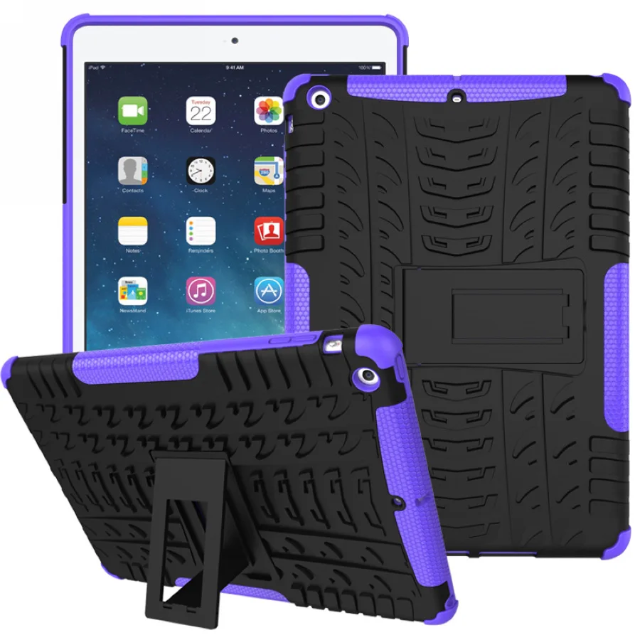 For Apple iPad Pro 9.7 Impact Case Heavy Duty Armor Hybrid Anti knock