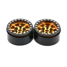 1 пара/2 пары сплав 1,9 ЧПУ Колесные диски для 1/10 RC комплект автомобильных принадлежностей для передней и задней оси SCX10 SCX10 II 90046 Traxxas TRX4 D90 CJGLG0009