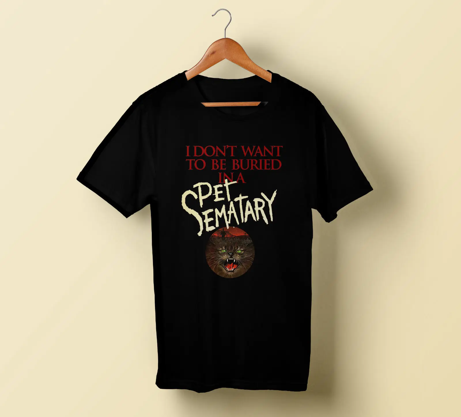 Ramones-Pet Sematary t-shirt Stephen King Horror Book Art 2018 хлопковые футболки с коротким рукавом мужская одежда Топ футболка плюс размер