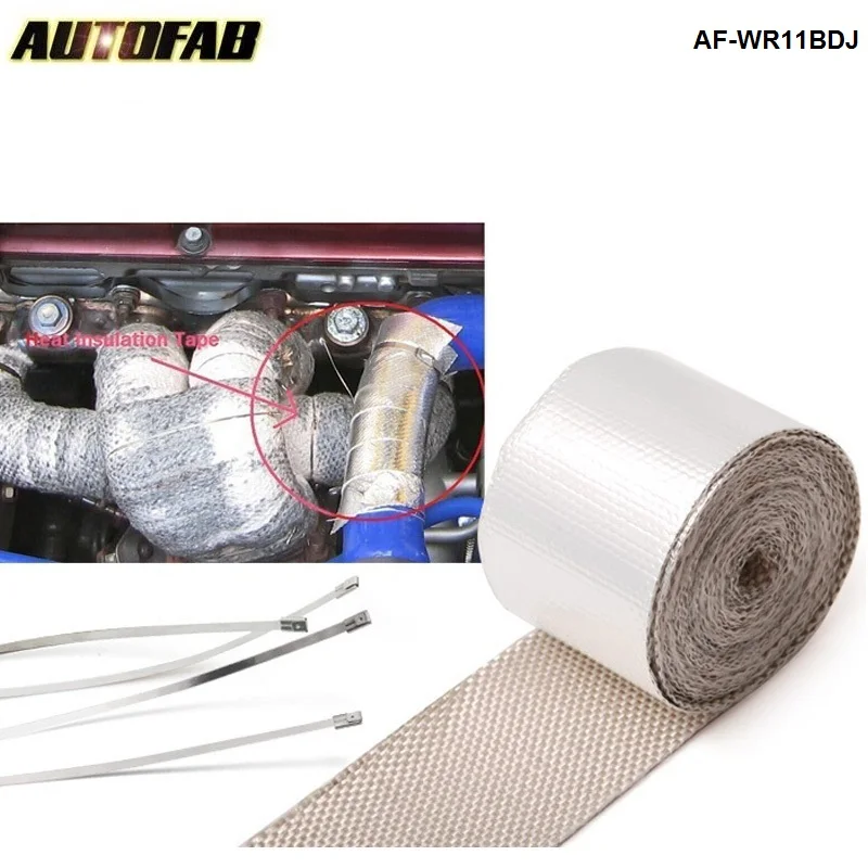 Выхлопная головка Turbo Manfold алюминиевая Тепловая защитная лента для Honda S2000 AP1 F20C F22C