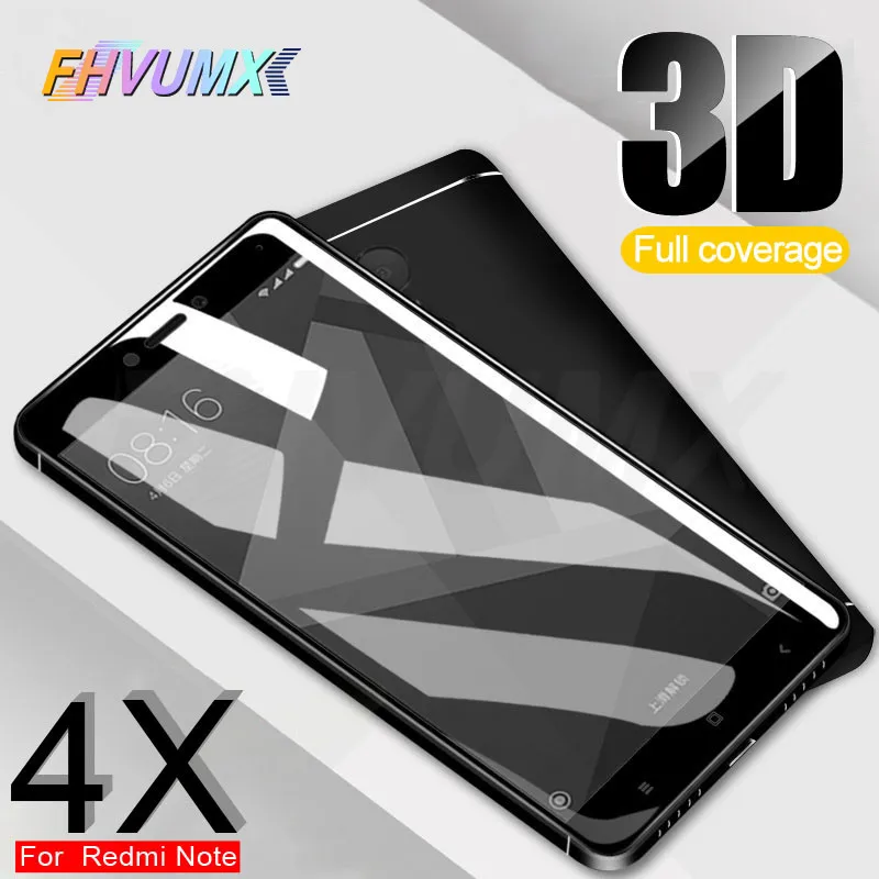 

3D 9H Full Cover Tempered Glass On The For Xiaomi Redmi 4 4A 4X 5 5A 5 Plus Screen Protector For Redmi Note 4 4X Protective Film