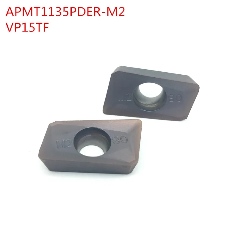 

10PCS APMT1135PDER M2 VP15TF External Turning Tools Carbide insert Lathe cutter Tool Tokarnyy turning insert