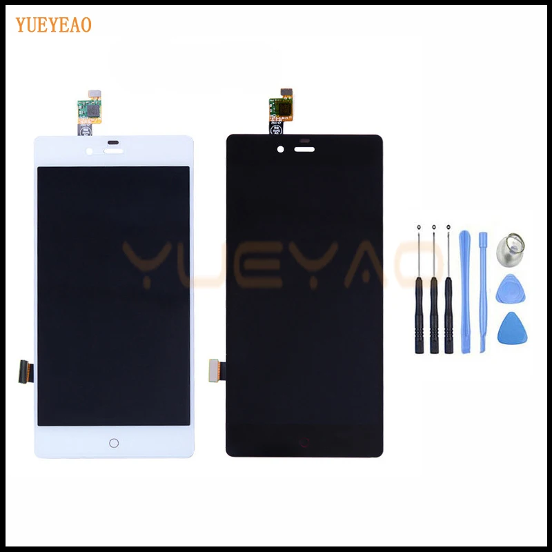 

YUEYAO Full LCD DIsplay + Touch Screen Digitizer Assembly Replacement For ZTE Nubia Z9 Mini Z9mini NX511 NX511H NX511J LCD