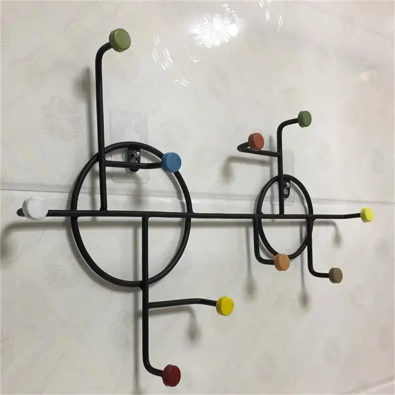 

1PCs Minimalist Modern Simple Design Wall Mounted Coat Bag Clothes Rack Creative Metal Hook Robe Hook Home Decoration Wall Rack
