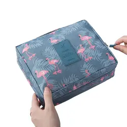 Водонепроницаемый Фламинго Красота нессесер туалетные принадлежности для путешествий сумки-органайзеры для косметики и чехлы составляют