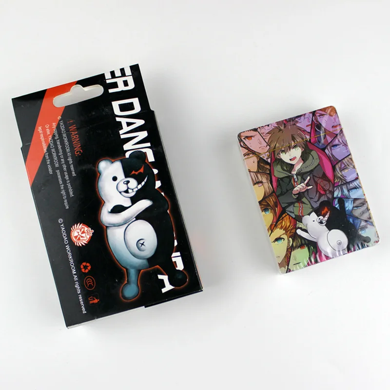 54pcs Deck Anime Playing Cards Danganronpa Monokuma Characters Game Poker Cards Gift In Box Fashion Kids Gift Fan Collection Gift Card Display Rack Gift Card Wholesalecard Reader To Tv Aliexpress