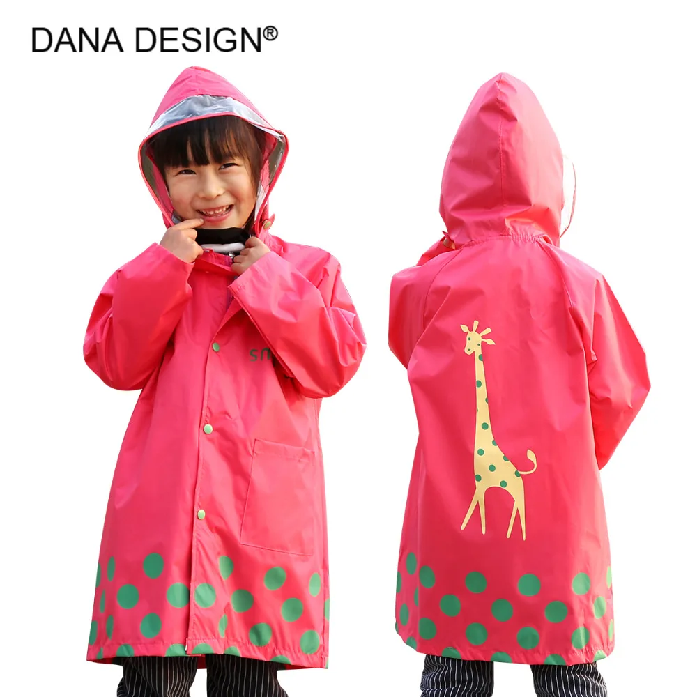 

Cute Waterproof Rain Coat Children Girls Boy Poncho Raincoat Rainwear Kids Impermeable Hooded Rainsuit