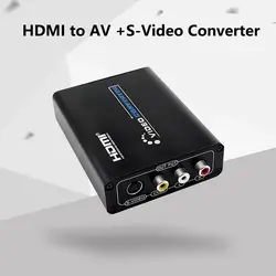 HDMI в AV/Svideo CVBS L/R видео цифровой аудио декодер адаптер Поддержка 1080p 3RCA PAL/NTSC для ТВ Blue-Ray комплект для DVD top box