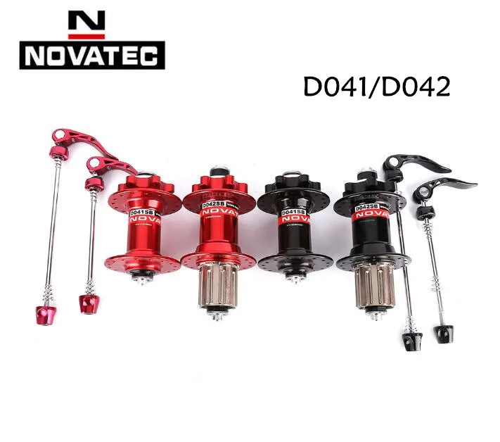 Втулка Novatec D041SB D042SB диск карты Тормоз MTB втулка для горного велосипеда подшипник велосипедные втулки 24 28 32 36 отверстиями 8/9/10/11 Скорость - изображение