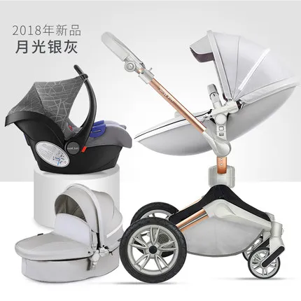 

Baby Stroller 3 in 1 with Car Seat For Newborn High View Pram Folding Baby Carriage Travel System carrinho de bebe 3 em 1