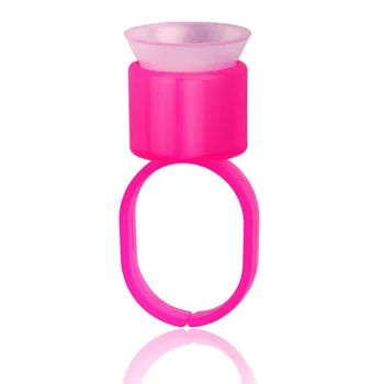 

50pcs Tattoo Supply Sterilized Bag ink Ring Cup Tools Microblading Pigment Holder Disposable Tattoo Ink Cups With Sponge