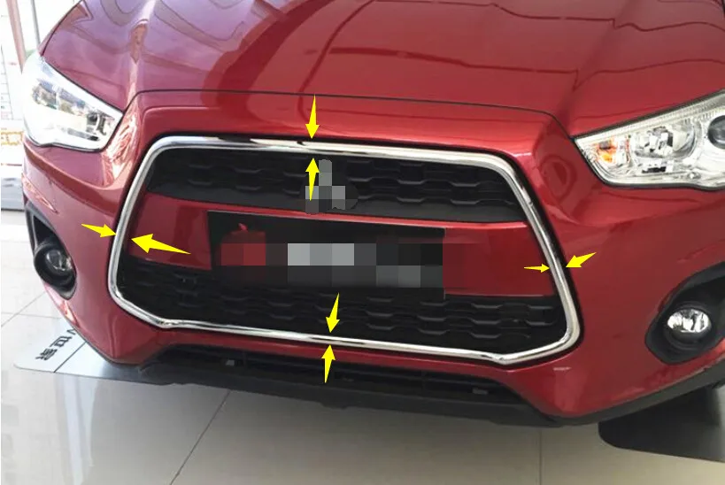 LH Front Bumper Moulding Trims For Mitsubishi Outlander Sport ASX RVR 2016~2019
