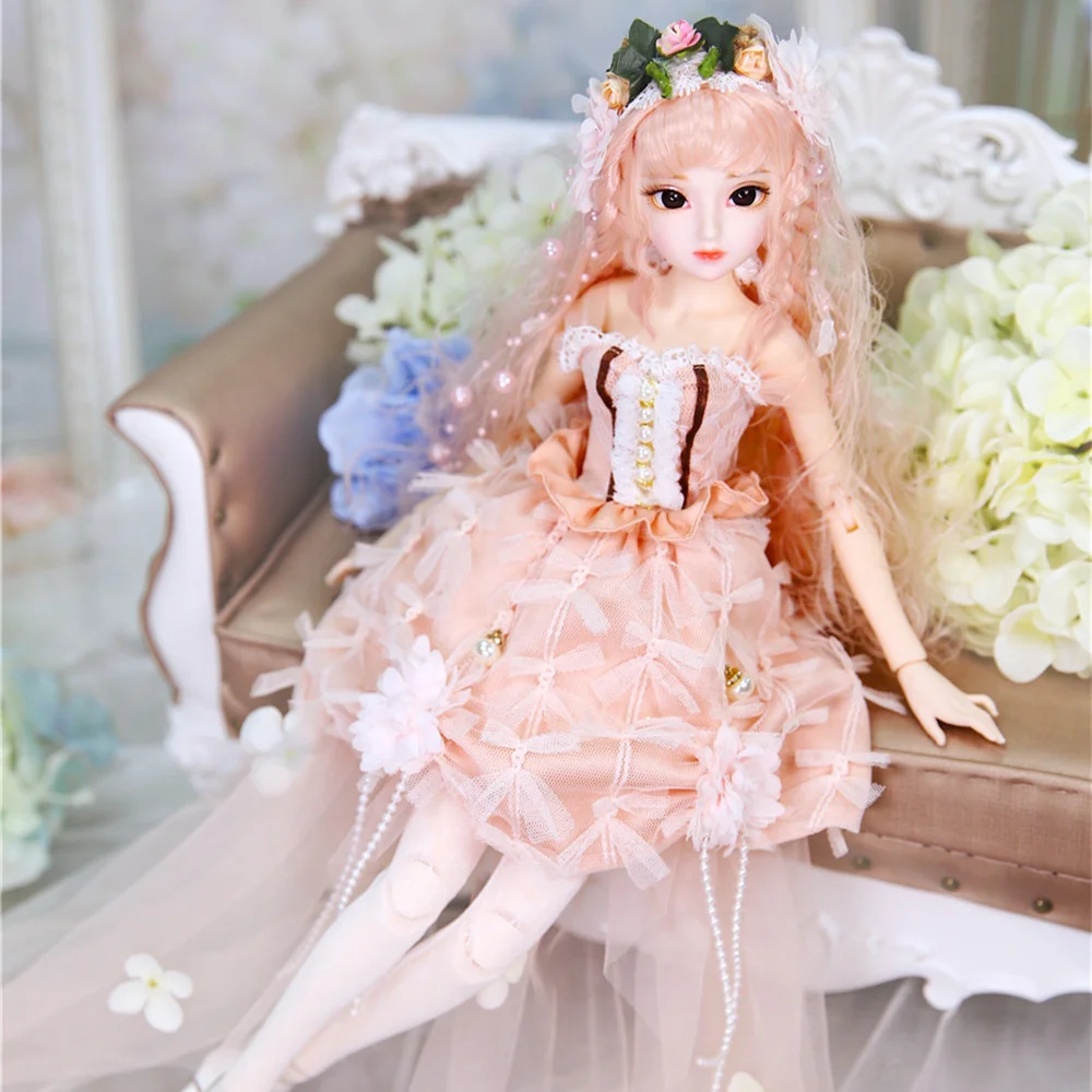 Кукла DBS 1/4 BJD молочная королева имя Клэр коралловый волос механическое суставное