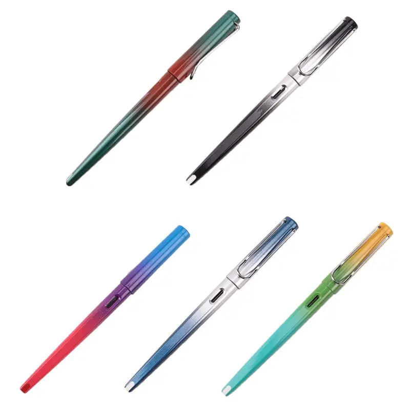 

Fashion Gradient Fountain Pen Business Student 0.38 mm Extra Fine Nib Calligraphy Office Supply Writing Tool