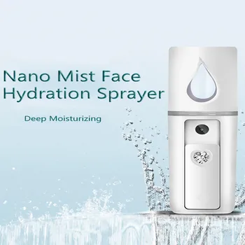 

Gustala Portable Handheld Face Skin Care Tools Nano Facial Spray Moisturizing Steamer Facial Cleansing Female Beauty Instrument