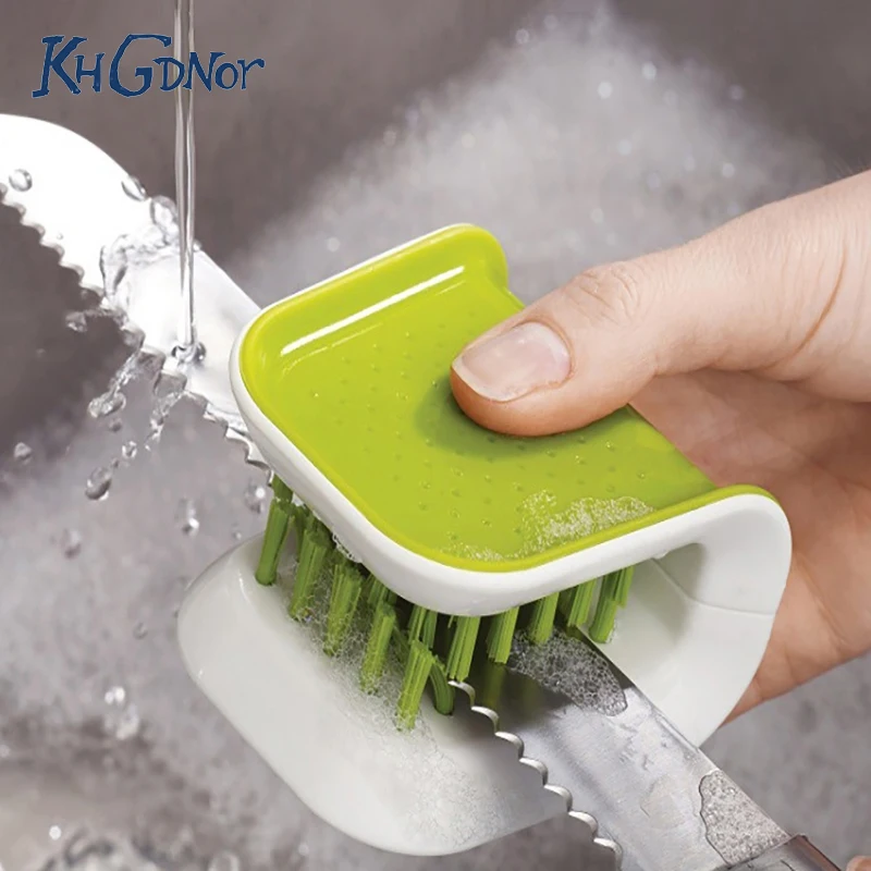 Buy KHGDNOR Knife Fork Spoon Cleaning Brush Handy