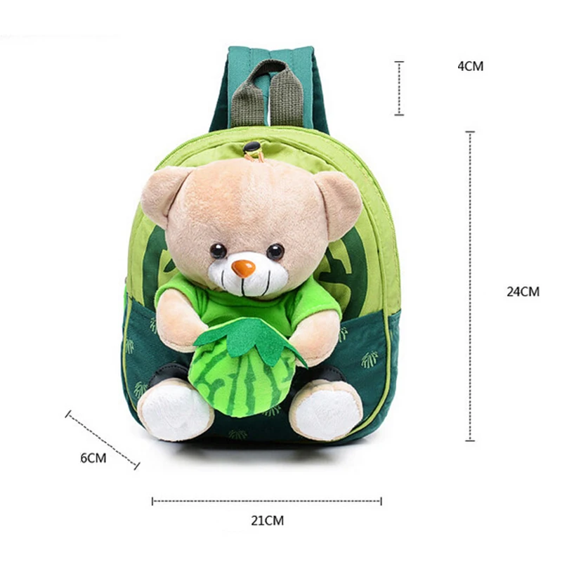 Mochila infantil de felpa muñeca desmontable Mochila infantil de felpa muñeca desmontable