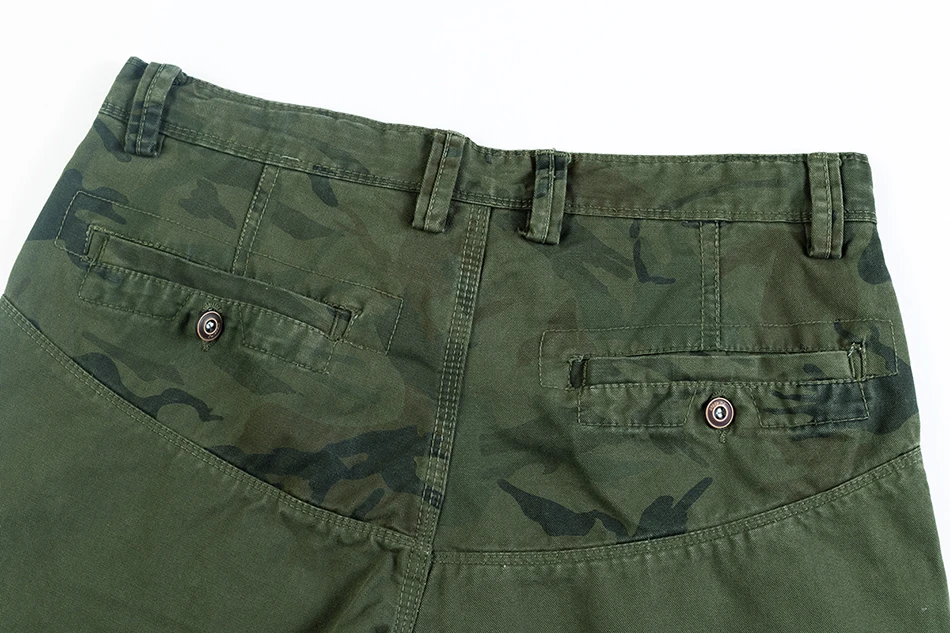 2019 мужские шорты-карго в стиле милитари классные летние армейские зеленые хлопковые шорты мужские свободные шорты с несколькими карманами
