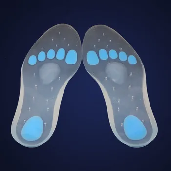 

Medicine Silicone Physiotherapy Insoles Heel Plantar heel pain Fasciitis Orthopedic Thicken Arch Support Massage Insoles