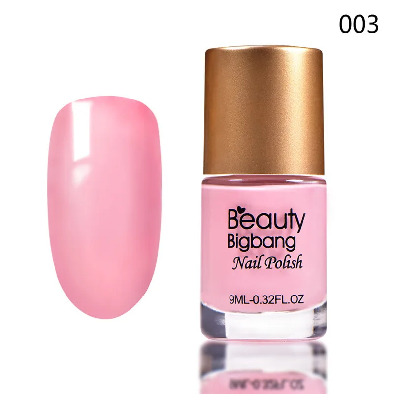 BeautyBigBang 1 бутылочка сладкий цвет лак для ногтей голографический лак для ногтей Быстросохнущий лак для ногтей - Цвет: 003