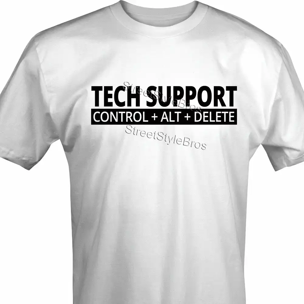 2019 Fashion Hot Sale Tech Support Funny Unisex T Shirt Computer