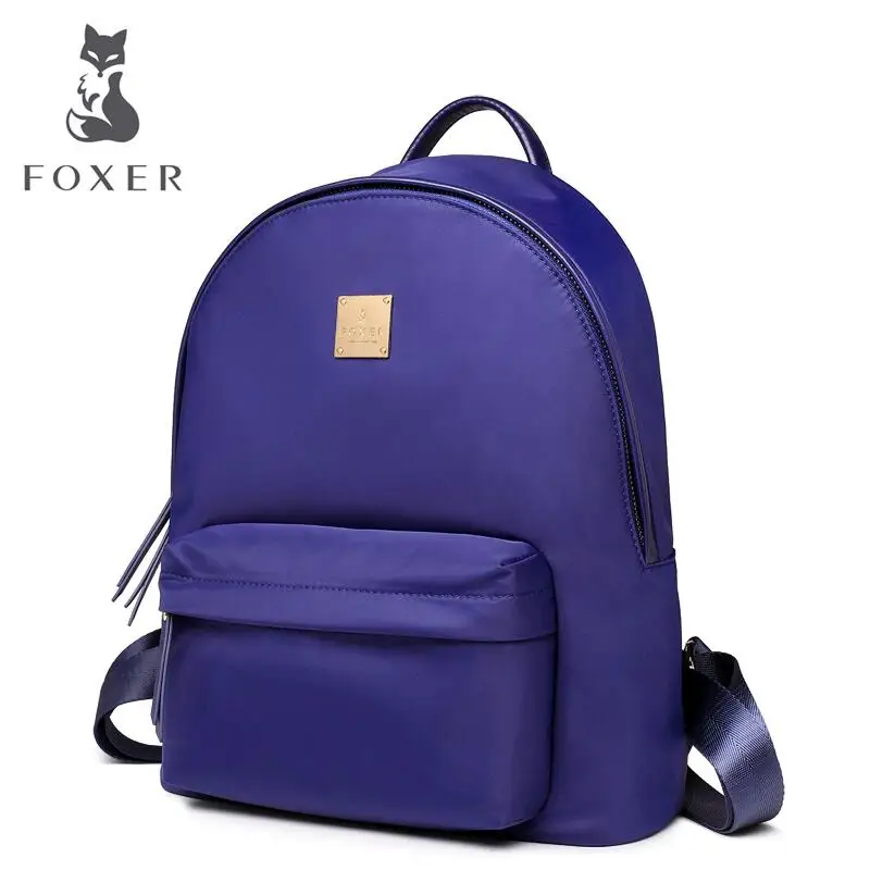 

FOXER Oxford cloth shoulder bag female 2019 new bag tide wild fashion female canvas bag female famous brand