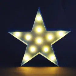 Светодиодный ночник звезда настольные лампы романтический 3D Настенный светильник подарок для детей домашний декор Лидер продаж
