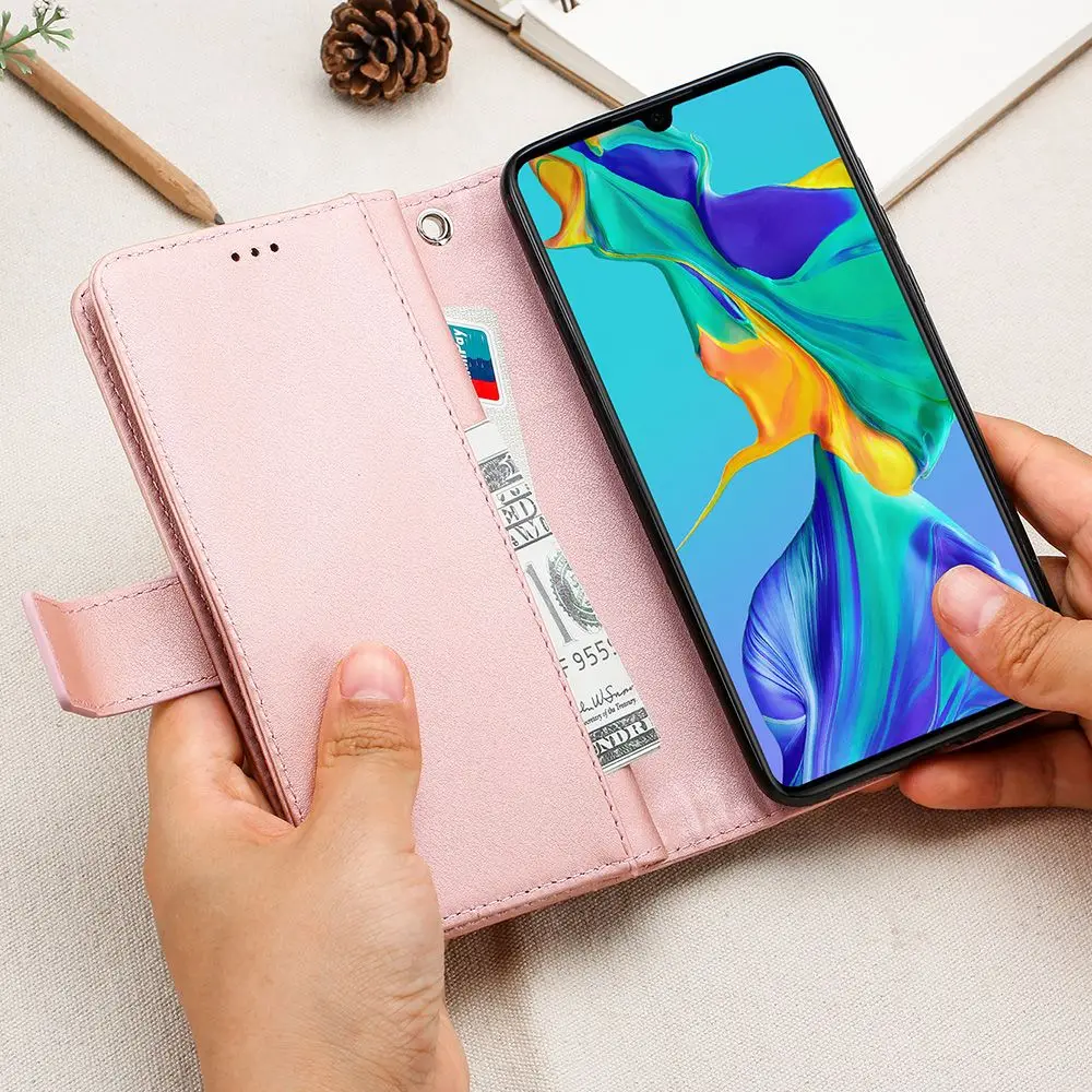 L-FADNUT чехол для телефона на молнии, флип-кошелек, чехол для huawei P30 Pro L20 Lite, противоударный держатель для карт, кожаный чехол для huawei mate 20