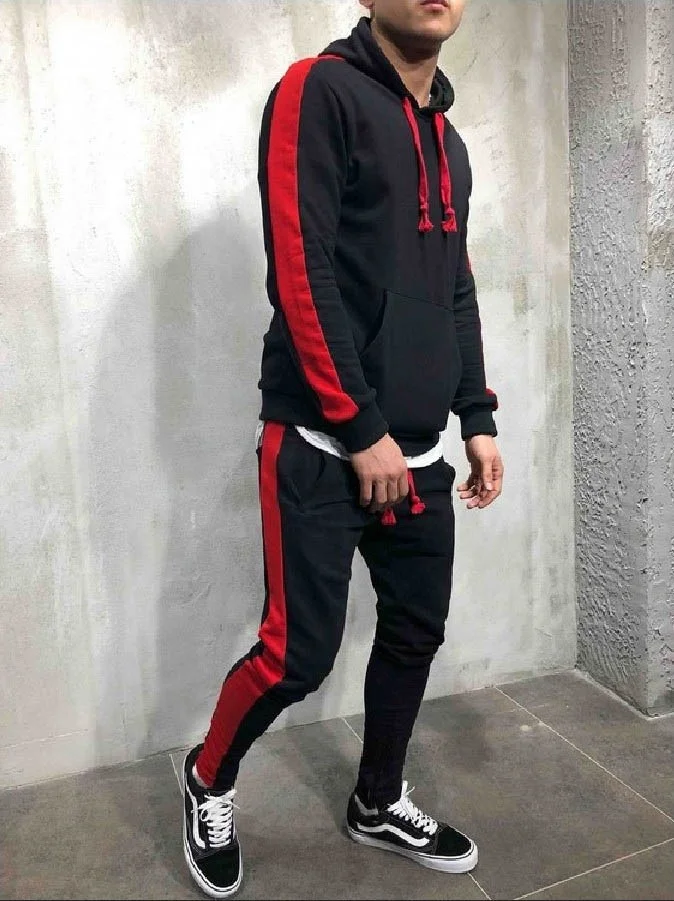 ZOGAA спортивный костюм для Для мужчин Комплект из 2 предметов Новая мода Толстовка Спортивная одежда Деми-сезонная толстовка бренд одежды