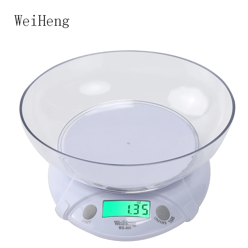 WeiHeng 7kg / 1g LCD Kitchen Electronic Scale Food Weighing Tool With